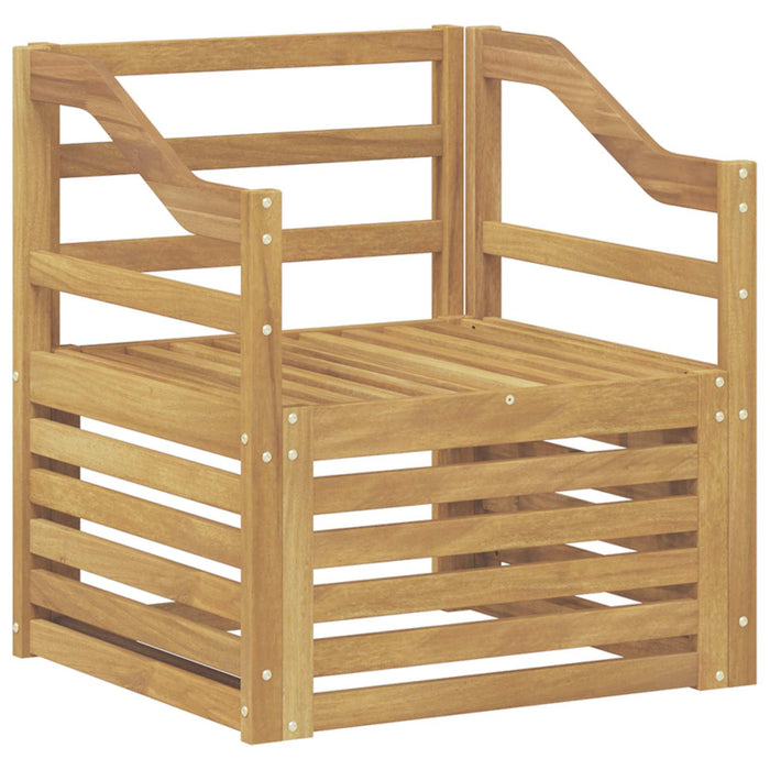 Canapea de exterior Lemn Solid de Acacia Alb - WALTI WALTI