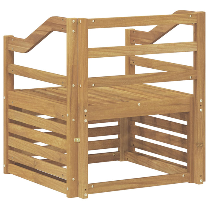 Canapea de exterior Lemn Solid de Acacia Alb - WALTI WALTI
