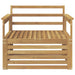 Canapea de exterior Lemn Solid de Acacia Alb - WALTI WALTI
