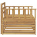 Canapea de exterior Lemn Solid de Acacia Alb - WALTI WALTI