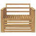Canapea de exterior Lemn Solid de Acacia Alb - WALTI WALTI