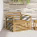 Canapea de exterior Lemn Solid de Acacia Alb - WALTI WALTI
