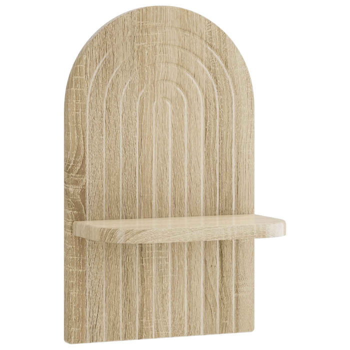 Raft de perete 2 buc. Stejar Sonoma 23 x 13.5 x 37.5 cm WALTI