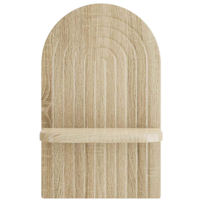 Raft de perete 2 buc. Stejar Sonoma 23 x 13.5 x 37.5 cm WALTI