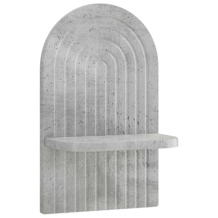 Raft de perete 2 buc. Gri Beton 23 x 13,5 x 37,5 cm WALTI