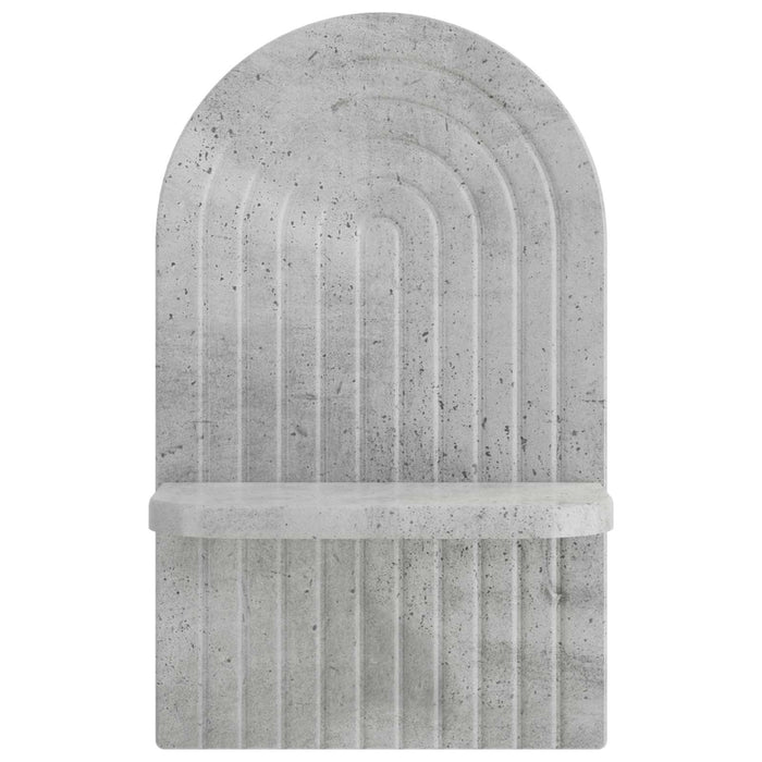 Raft de perete 2 buc. Gri Beton 23 x 13,5 x 37,5 cm WALTI