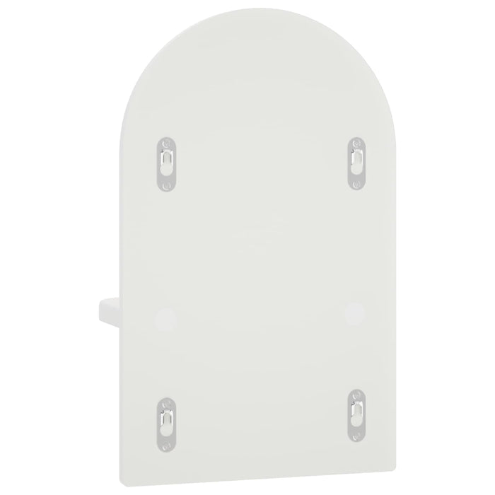 Raft de perete 2 buc. Alb foarte lucios 23 x 13.5 x 37.5 cm WALTI