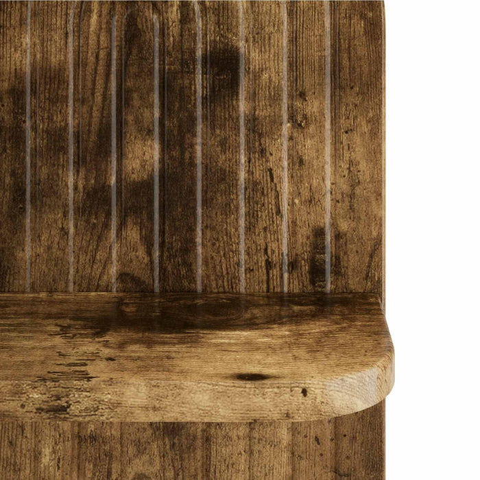 Raft de perete 2 buc. Stejar fumuriu 23 x 13.5 x 37.5 cm WALTI