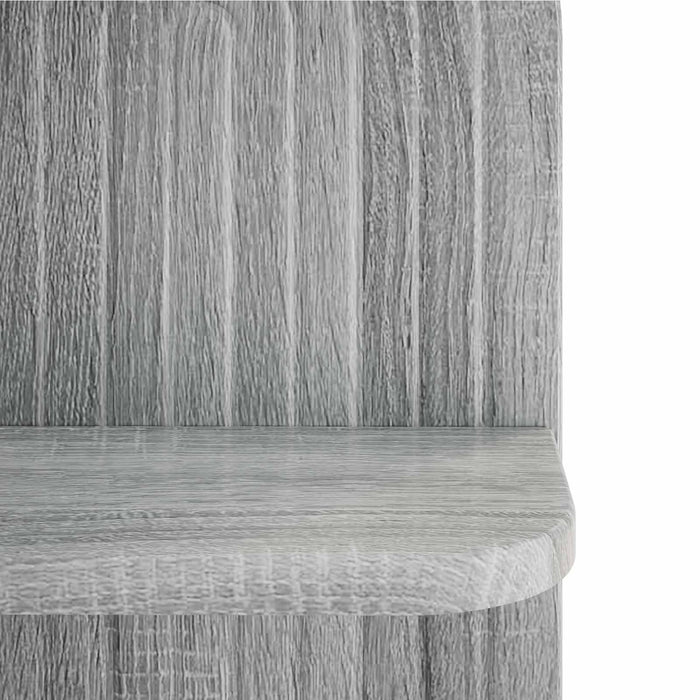 Raft de perete 2 buc. Sonoma gri 23 x 13,5 x 37,5 cm WALTI