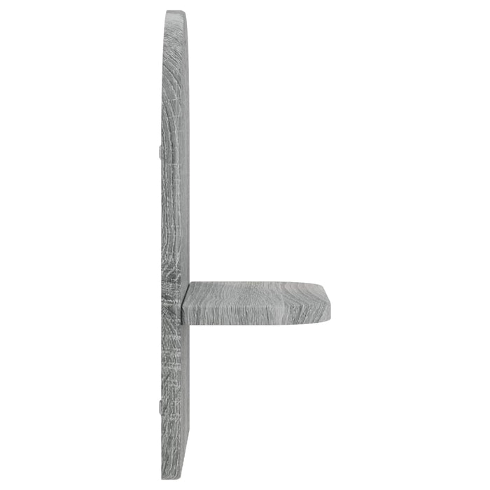 Raft de perete 2 buc. Sonoma gri 23 x 13,5 x 37,5 cm WALTI