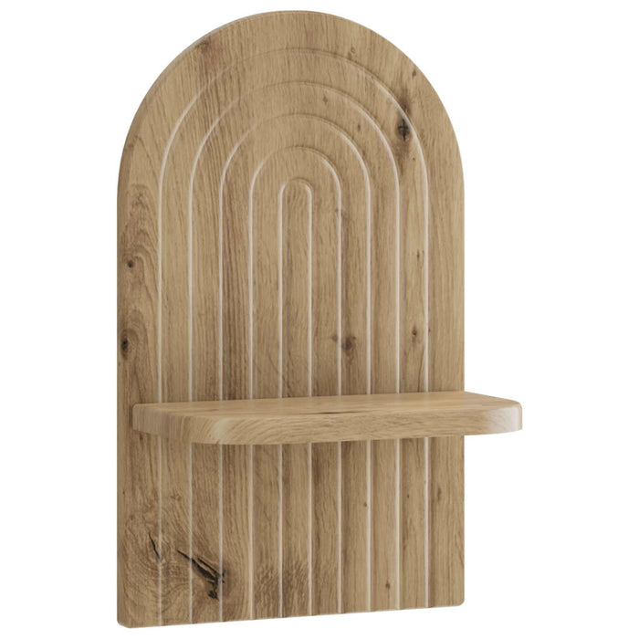 Raft de perete 2 buc. Stejar Artizanal 23 x 13.5 x 37.5 cm WALTI