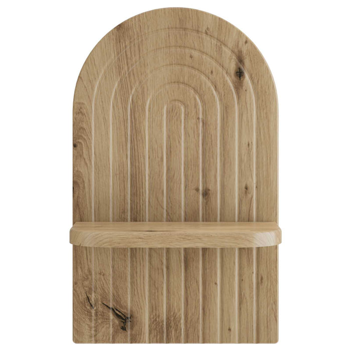 Raft de perete 2 buc. Stejar Artizanal 23 x 13.5 x 37.5 cm WALTI