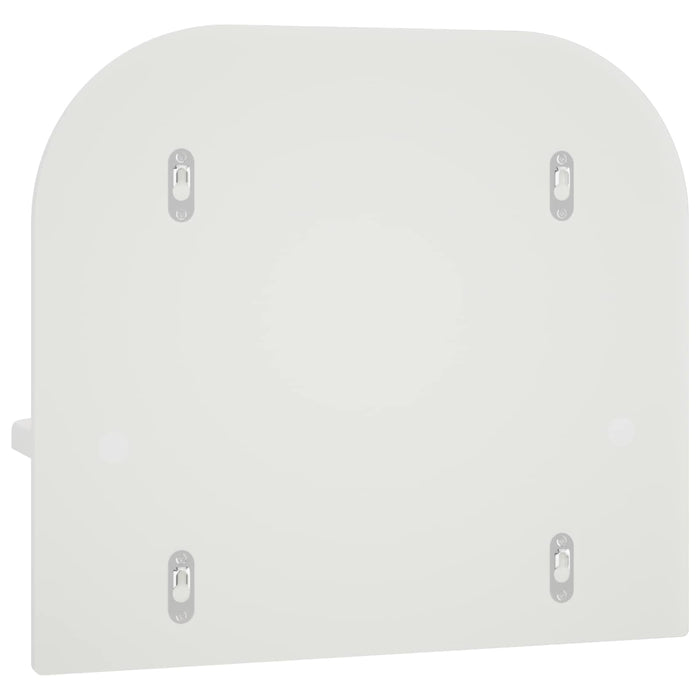 Raft de perete 2 buc. Alb 41 x 13.5 x 37.5 cm Lemn prelucrat WALTI