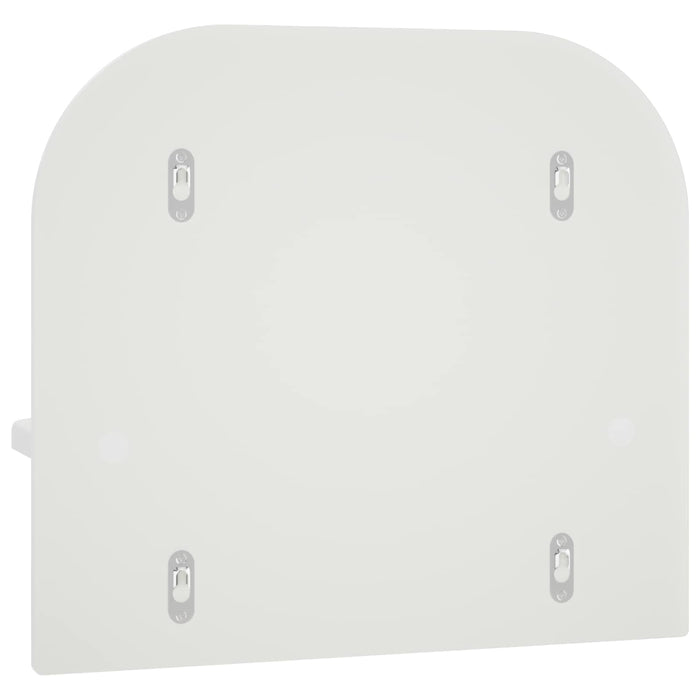Raft de perete 2 buc. Alb foarte lucios 41 x 13.5 x 37.5 cm WALTI