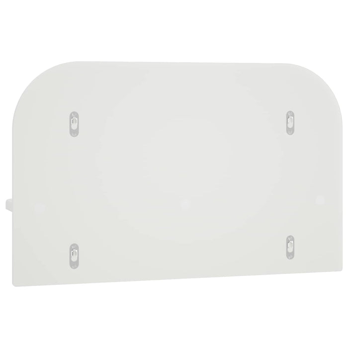 Raft de perete 2 buc. Alb 60 x 13.5 x 37.5 cm Lemn prelucrat WALTI