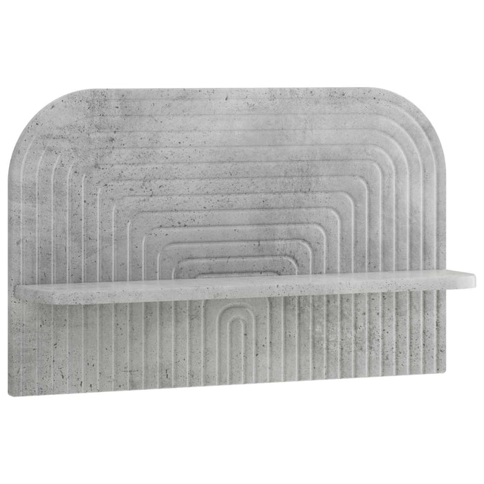 Raft de perete 2 buc. Gri Beton 60 x 13.5 x 37.5 cm WALTI