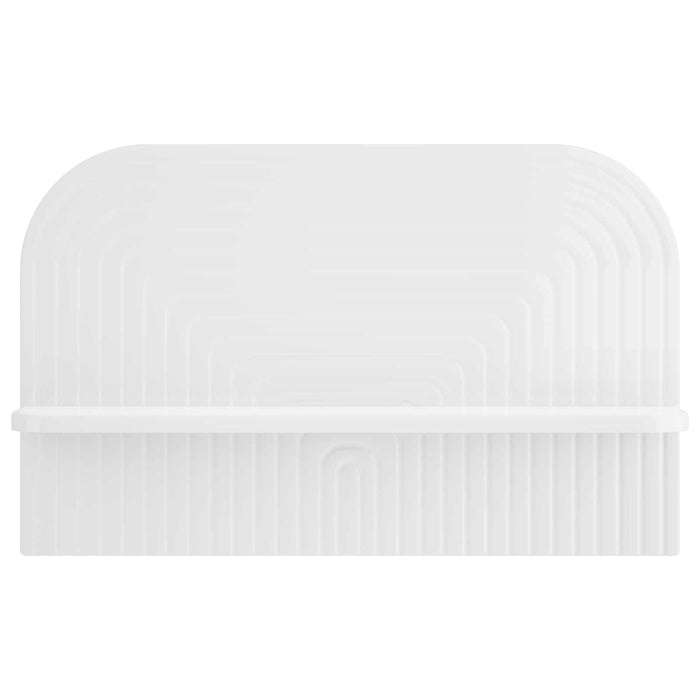Raft de perete 2 buc. Alb foarte lucios 60 x 13.5 x 37.5 cm WALTI