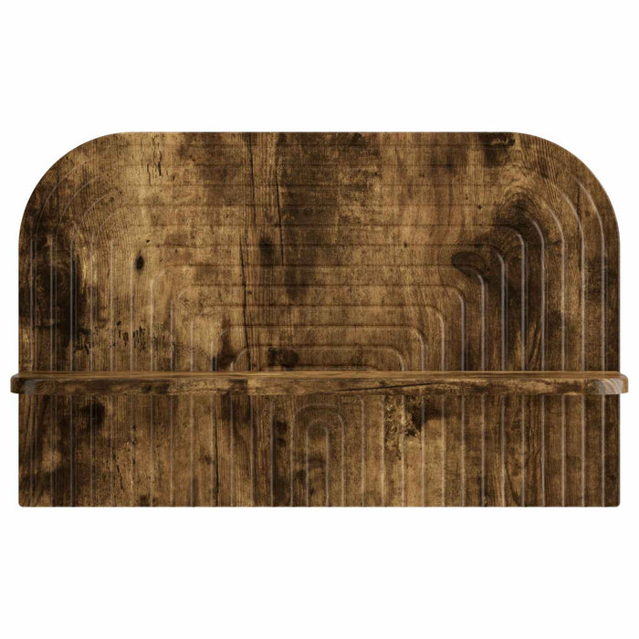 Raft de perete 2 buc. Stejar fumuriu 60 x 13.5 x 37.5 cm WALTI