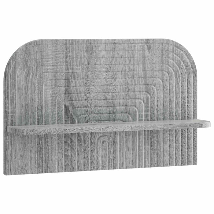 Raft de perete 2 buc. Sonoma gri 60 x 13.5 x 37.5 cm WALTI