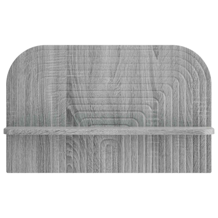 Raft de perete 2 buc. Sonoma gri 60 x 13.5 x 37.5 cm WALTI