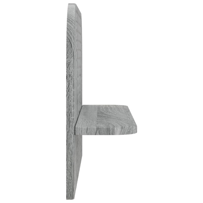 Raft de perete 2 buc. Sonoma gri 60 x 13.5 x 37.5 cm WALTI