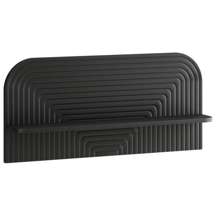 Raft de perete 2 buc. Negru 80.5 x 13.5 x 37.5 cm WALTI