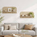 Raft de perete 2 buc. Stejar Sonoma 80.5 x 13.5 x 37.5 cm - WALTI WALTI