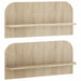 Raft de perete 2 buc. Stejar Sonoma 80.5 x 13.5 x 37.5 cm - WALTI WALTI