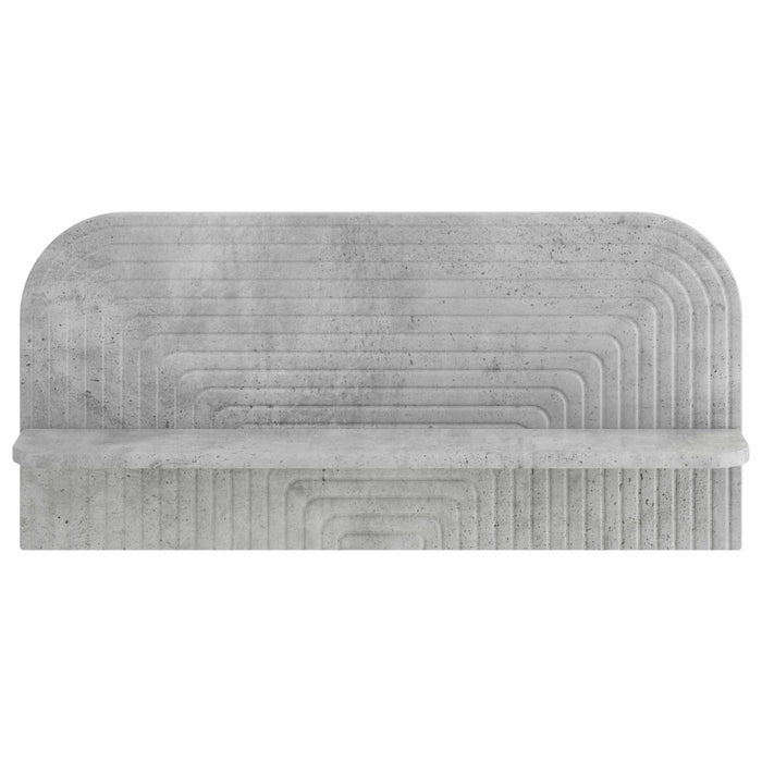 Raft de perete 2 buc. Gri Beton 80.5 x 13.5 x 37.5 cm WALTI