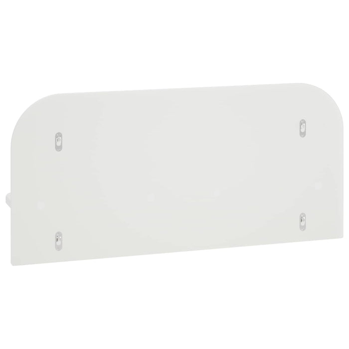 Raft de perete 2 buc. Alb foarte lucios 80.5 x 13.5 x 37.5 cm WALTI