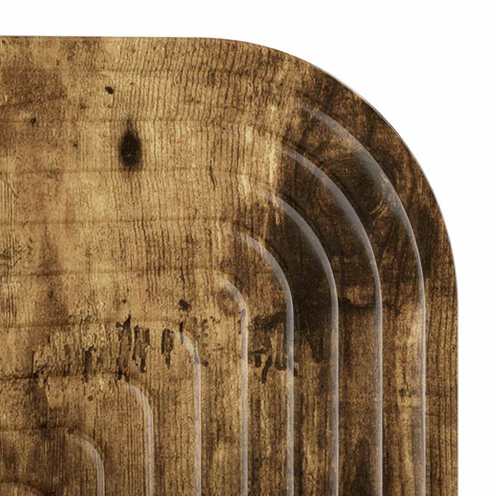 Raft de perete 2 buc. Stejar fumuriu 80.5 x 13.5 x 37.5 cm WALTI