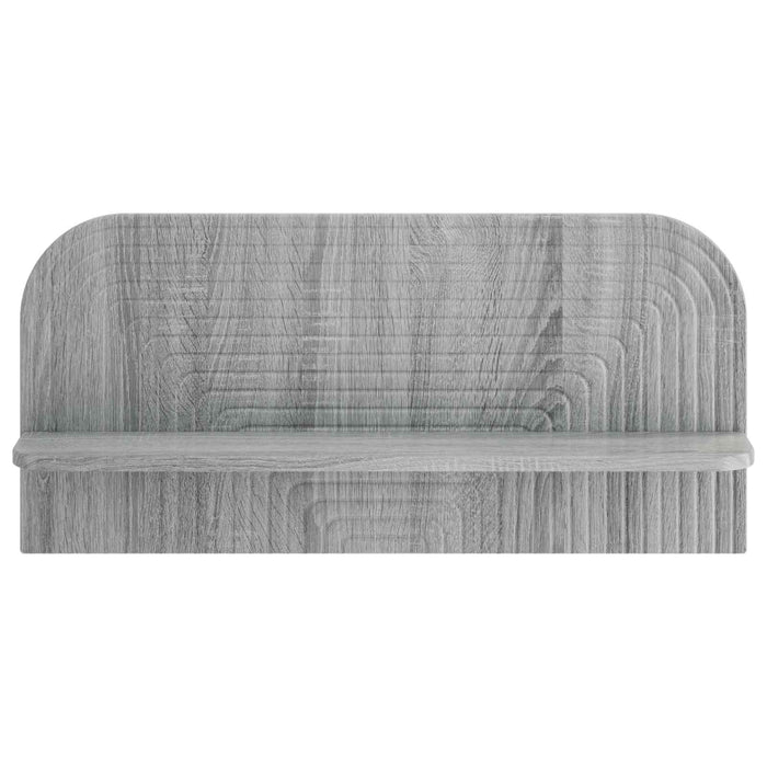 Raft de perete 2 buc. Sonoma gri 80,5 x 13,5 x 37,5 cm WALTI