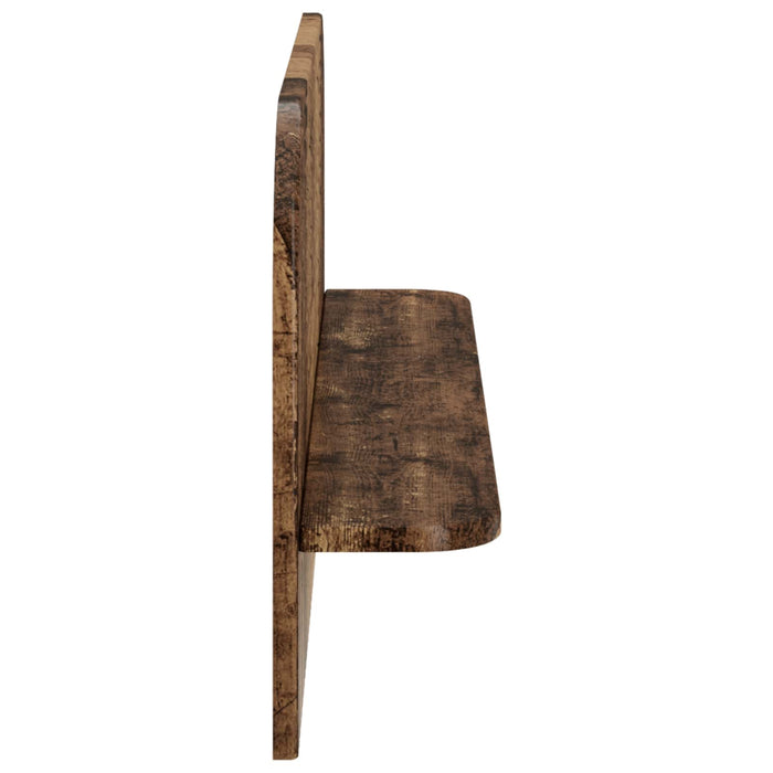 Raft de perete 2 buc. Lemn vechi 80.5 x 13.5 x 37.5 cm WALTI