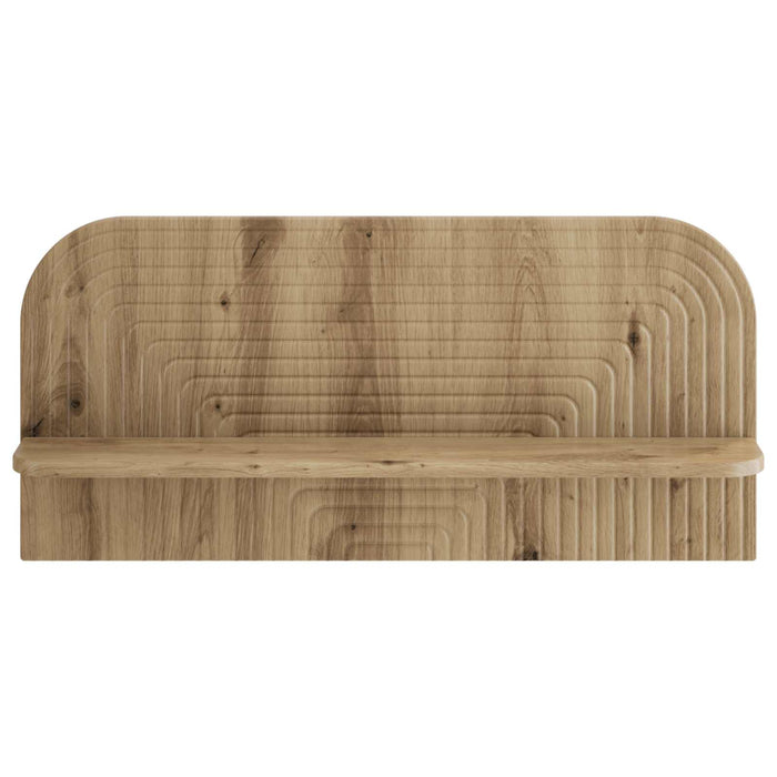 Raft de perete 2 buc. Stejar Artizanal 80.5 x 13.5 x 37.5 cm WALTI