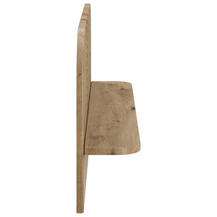 Raft de perete 2 buc. Stejar Artizanal 80.5 x 13.5 x 37.5 cm WALTI