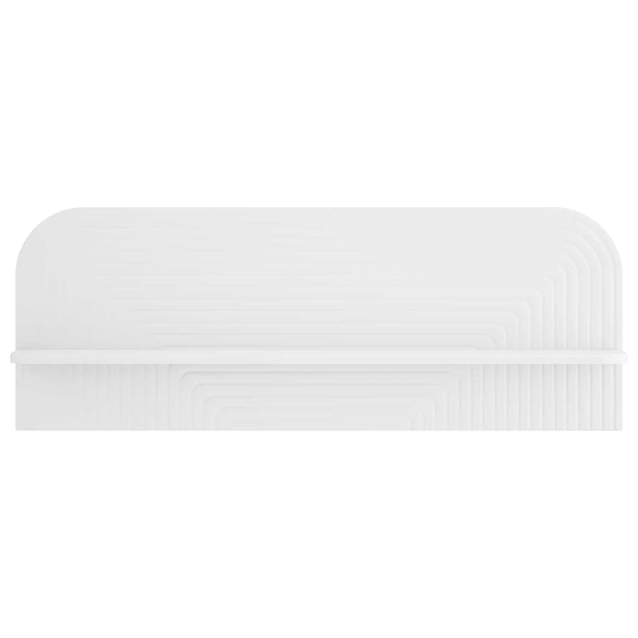 Raft de perete 2 buc. Alb 102 x 13.5 x 37.5 cm Lemn prelucrat WALTI