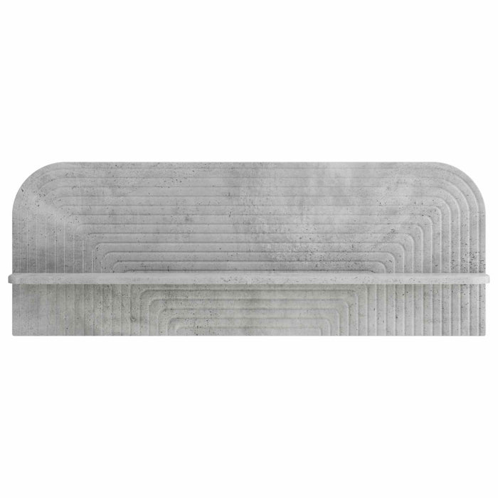 Raft de perete 2 buc. Gri Beton 102 x 13.5 x 37.5 cm WALTI