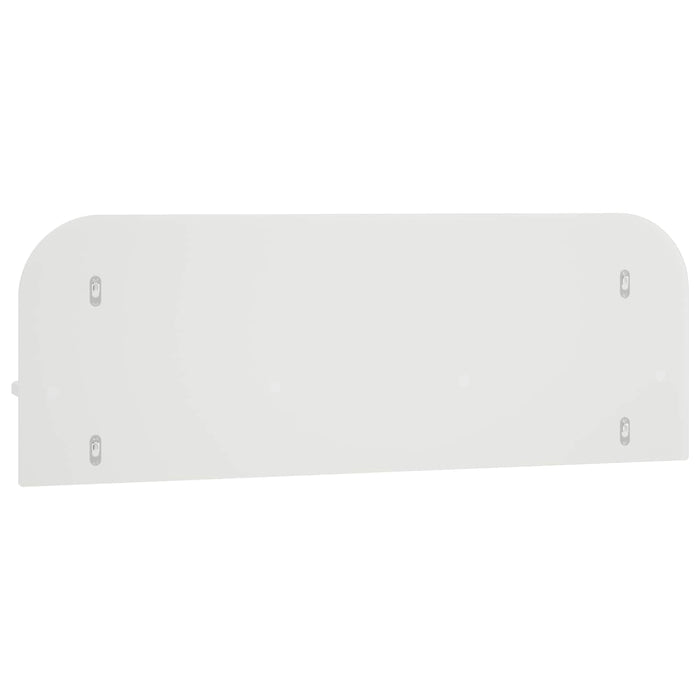 Raft de perete 2 buc. Alb foarte lucios 102 x 13.5 x 37.5 cm WALTI
