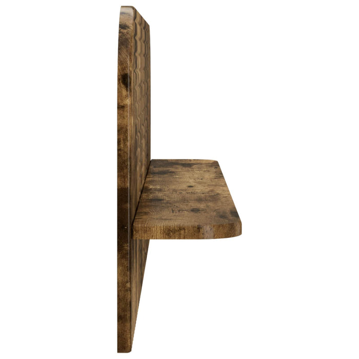 Raft de perete 2 buc. Stejar fumuriu 102 x 13.5 x 37.5 cm WALTI