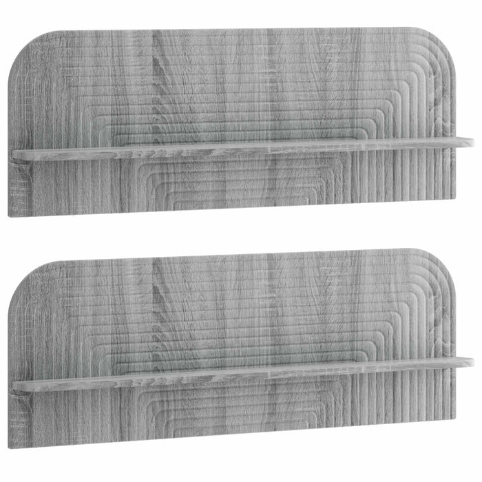 Raft de perete 2 buc. Sonoma gri 102 x 13.5 x 37.5 cm WALTI