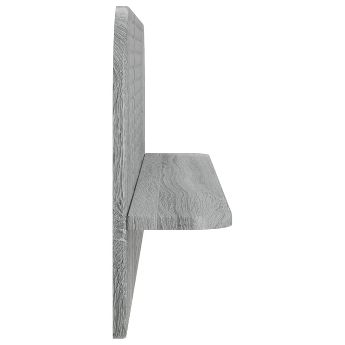 Raft de perete 2 buc. Sonoma gri 102 x 13.5 x 37.5 cm WALTI