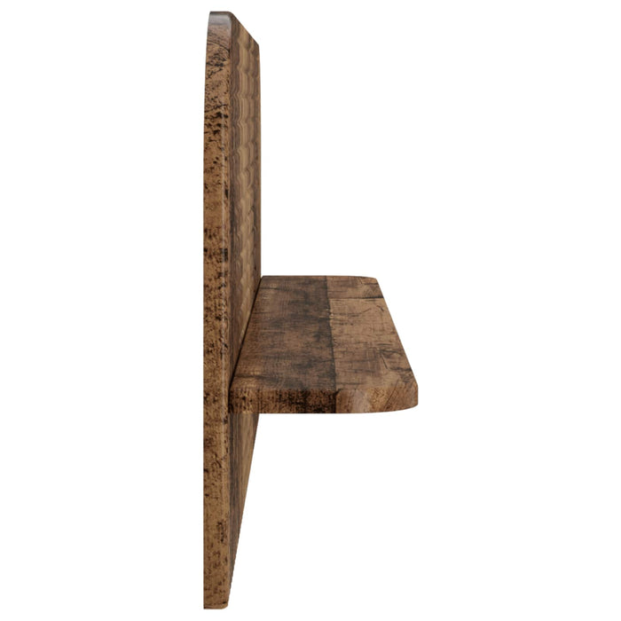 Raft de perete 2 buc. Lemn vechi 102 x 13.5 x 37.5 cm WALTI