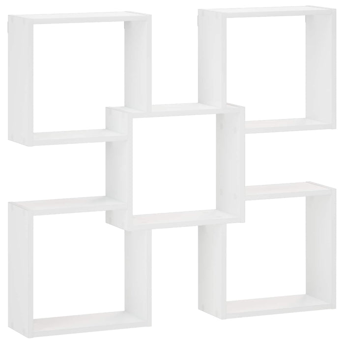 Raft de perete Alb 99,5 x 17 x 91 cm Lemn prelucrat WALTI