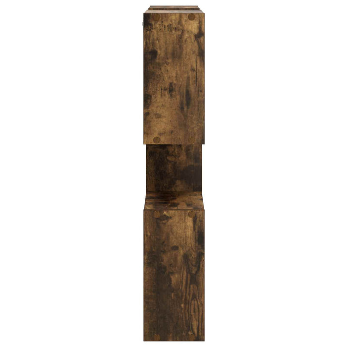 Raft de perete Stejar fumuriu 99,5 x 17 x 91 cm Lemn prelucrat WALTI