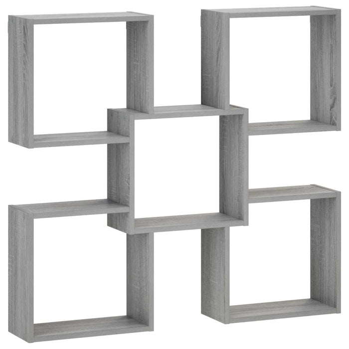 Raft de perete Sonoma gri 99,5 x 17 x 91 cm Lemn prelucrat WALTI