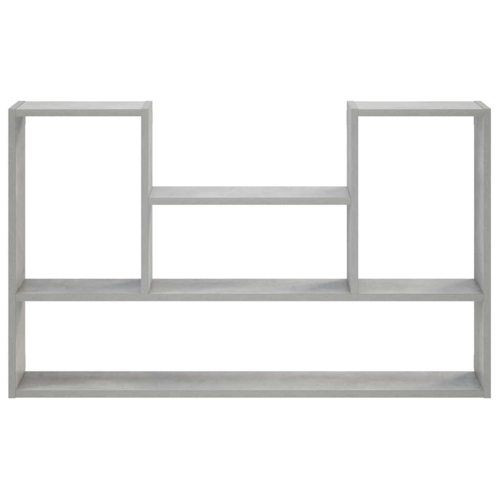 Raft de perete Gri Beton 100 x 17 x 60 cm Lemn prelucrat WALTI