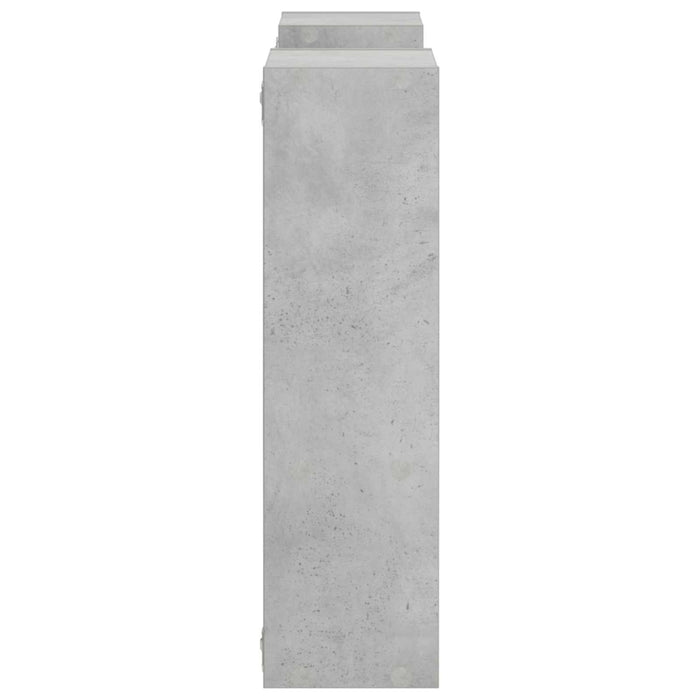 Raft de perete Gri Beton 100 x 17 x 60 cm Lemn prelucrat WALTI