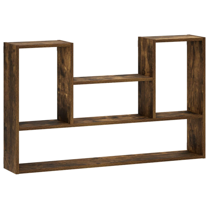 Raft de perete Stejar fumuriu 100 x 17 x 60 cm Lemn prelucrat WALTI