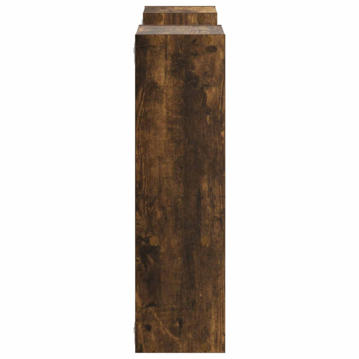 Raft de perete Stejar fumuriu 100 x 17 x 60 cm Lemn prelucrat WALTI