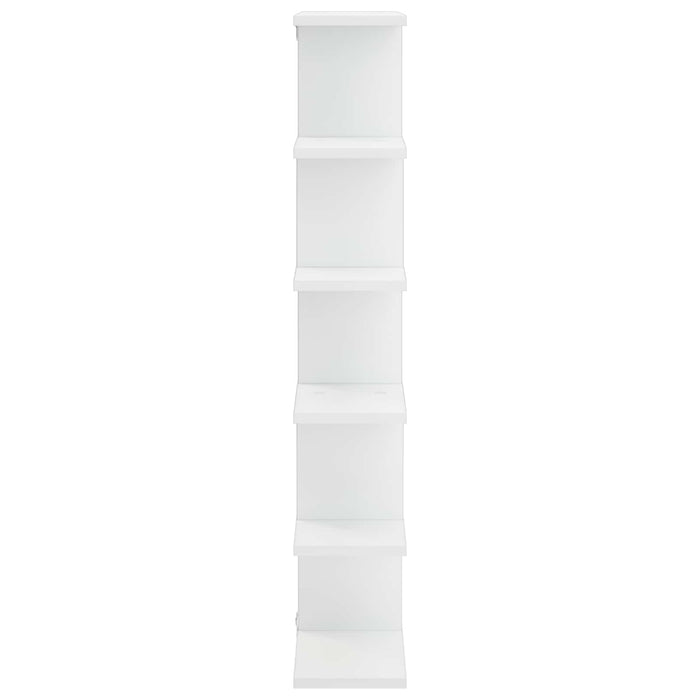 Raft de perete Alb 70 x 17 x 101 cm Lemn prelucrat WALTI